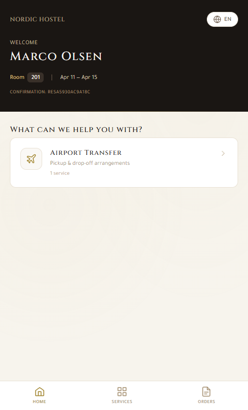 Portail de services clients